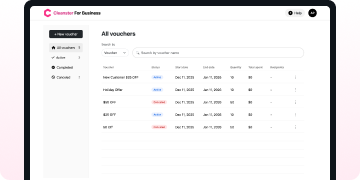 Step 2: Meet the Voucher Dashboard